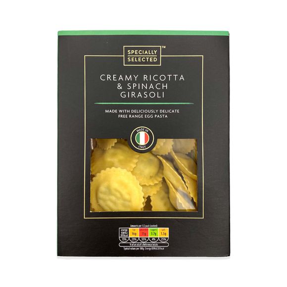 Creamy Ricotta And Spinach Girasoli 250g Specially Selected